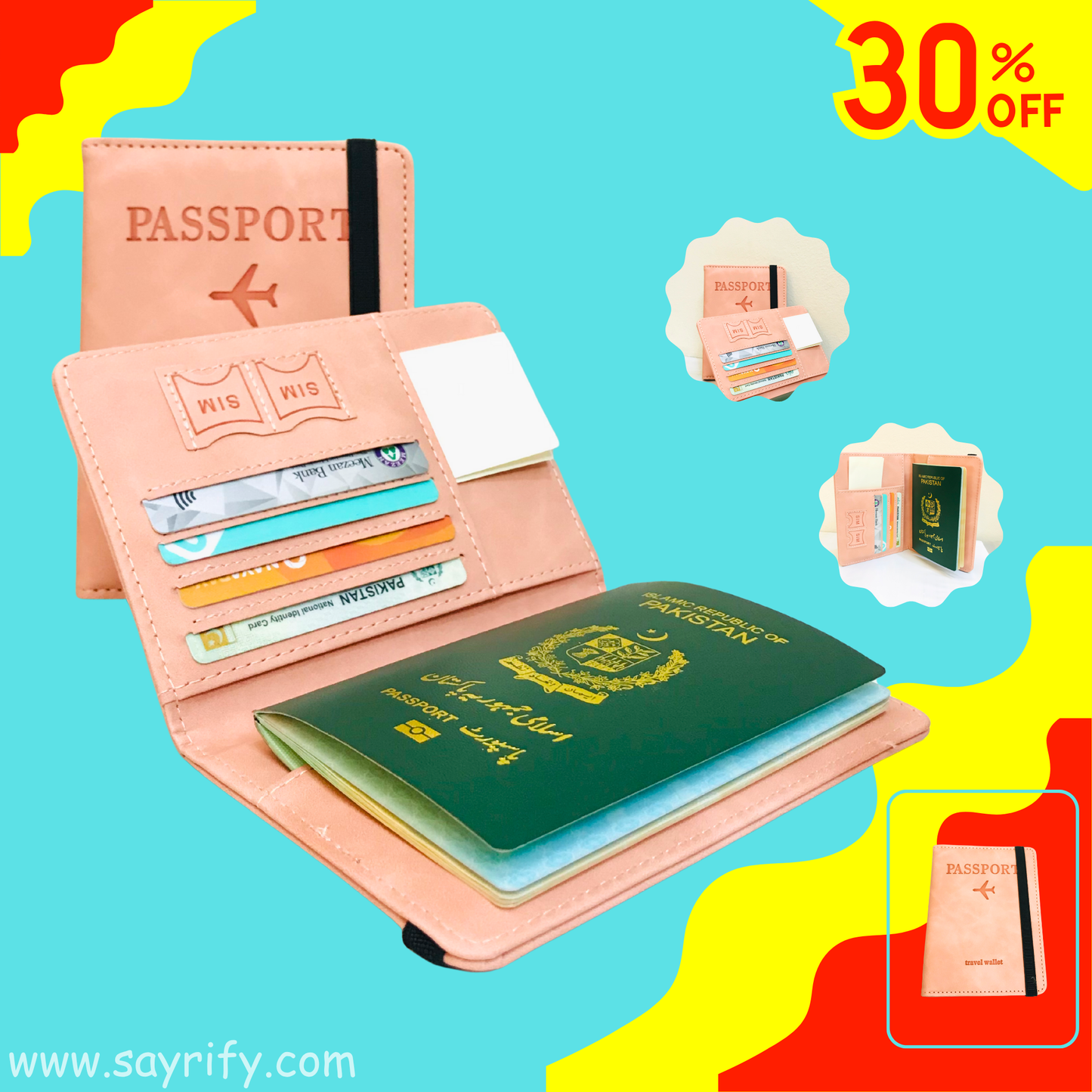 Travel Passport Wallet
