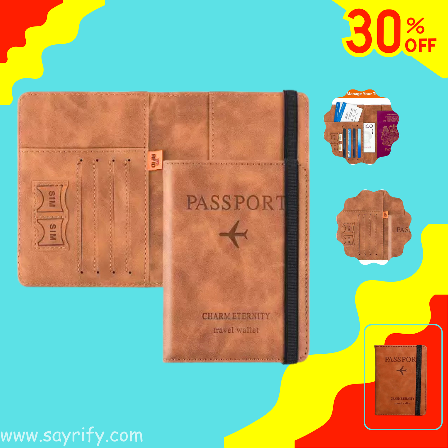 Travel Passport Wallet